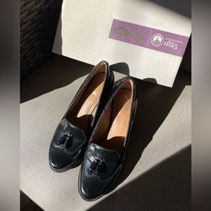 Authentic Clarks tarah rosie loafers pumps